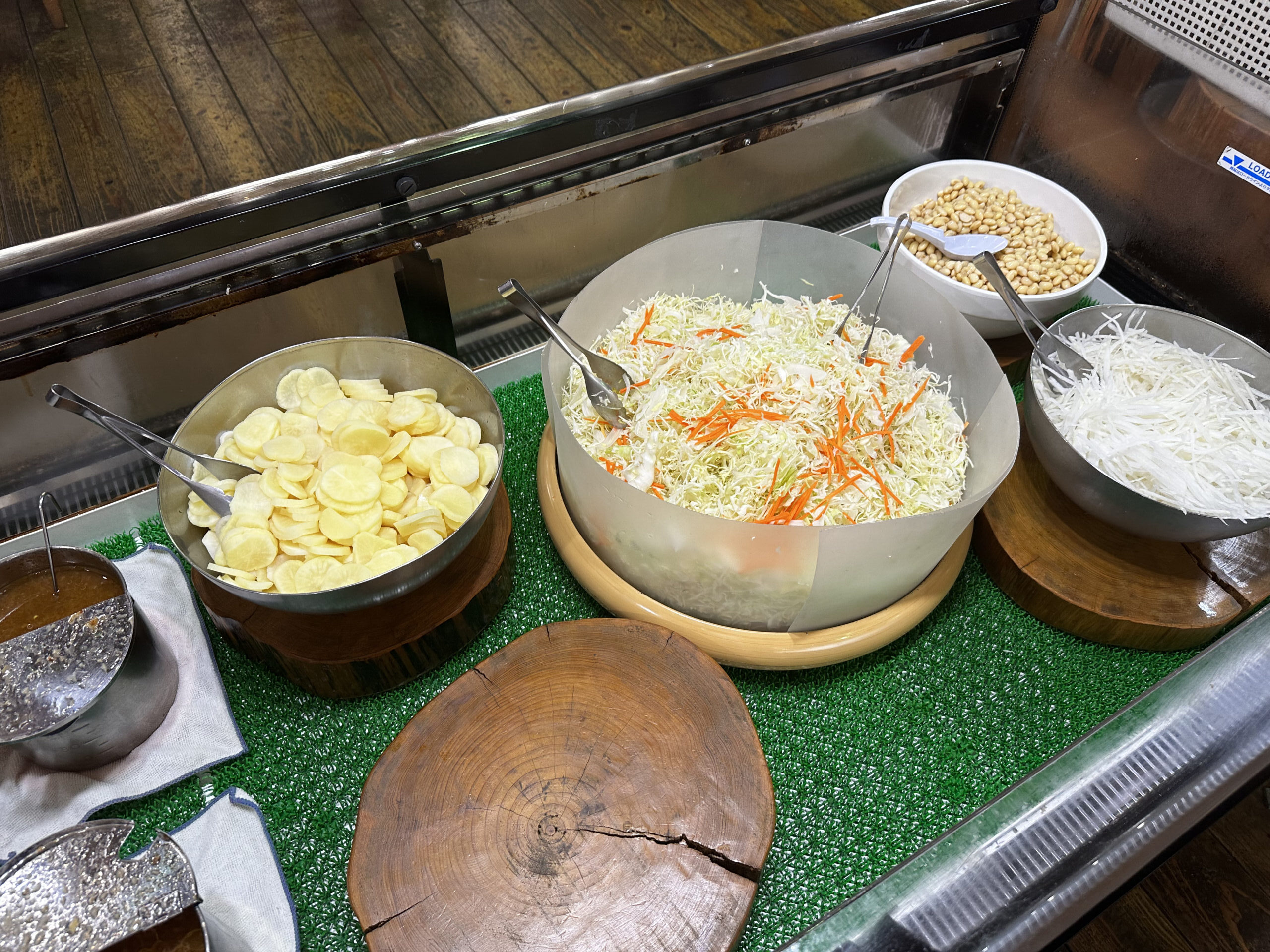 野菜サラダゾーン