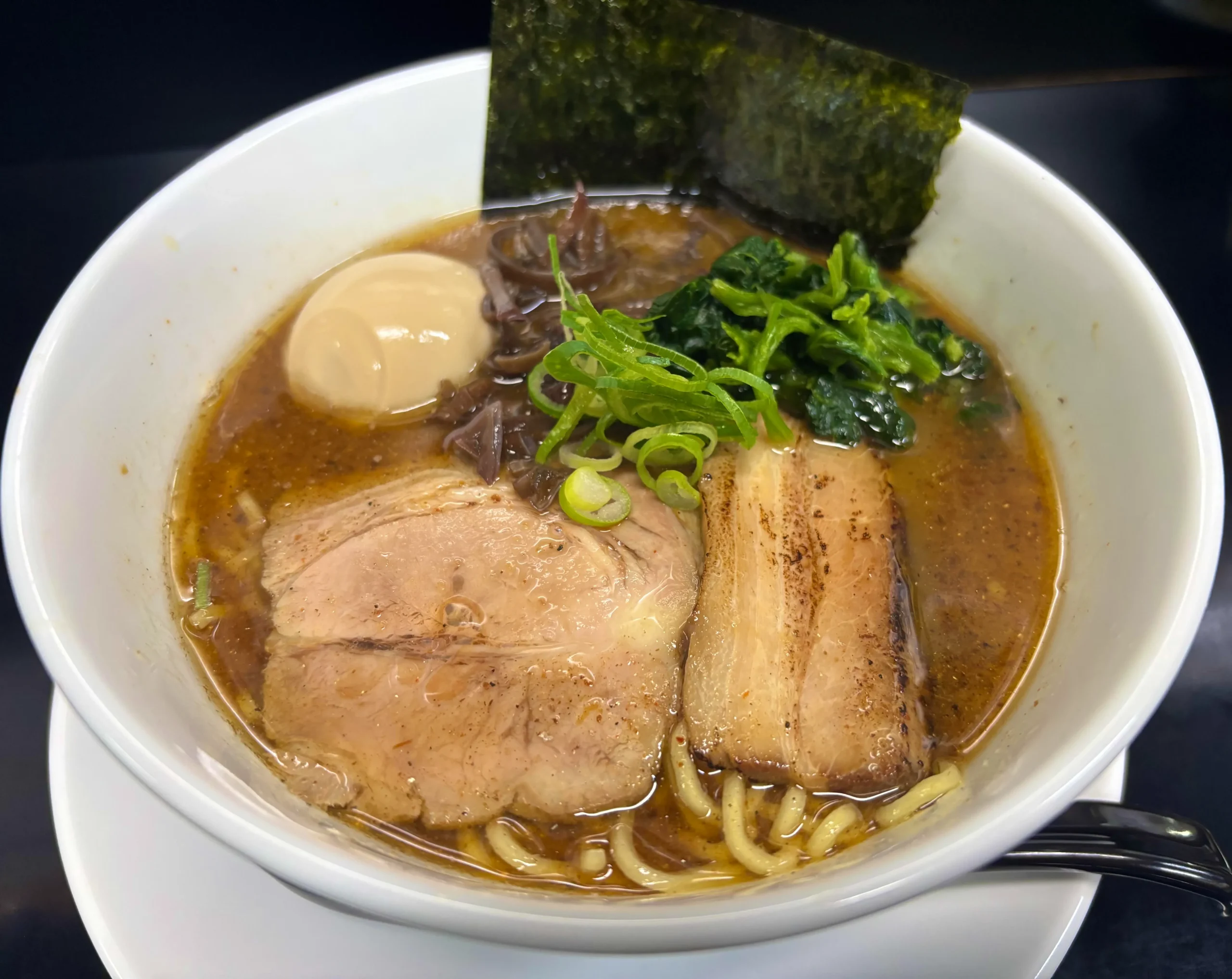 「らーめん ぎゃん。」の「シビ辛魚らーめん。」の写真